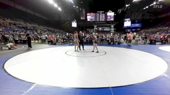 100 lbs Cons 16 #2 - Kierstyn Azure, Oregon vs Payton Gines, Utah