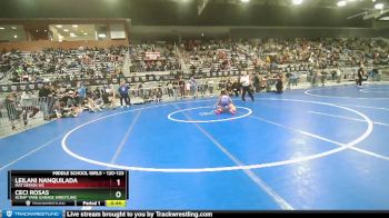 120-123 lbs Semifinal - Leilani Nanquilada, Mat Demon WC vs Ceci Rosas, Scrap Yard Garage Wrestling