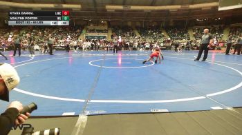 66 lbs Semifinal - Kyara Barral, Lawc vs Adalynn Porter, Willard Youth Wrestling