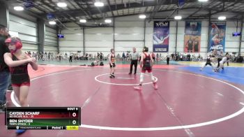 80 lbs Rd# 5- 3:45pm Friday Final Pool - Ben Snyder, Terps XPress vs Cayden Scharf, No Escape W.A.