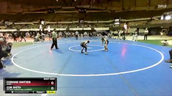 60 lbs Semifinal - Corinne Switzer, SVWC vs Cor Smith, Pit Bull Wrestling Academy