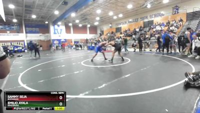 215 lbs Cons. Semi - Emilio Ayala, Kingsburg vs Sammy Seja, Buchanan