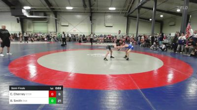 75 lbs Semifinal - Channing Cherney, Storm Wrestling Center Blue vs Bryce Smith, Roundtree Black