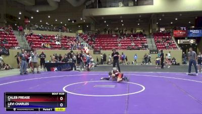 77 lbs Cons. Semi - Caleb Frease, TX vs Levi Charles, IA