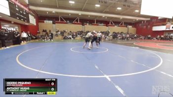 287 lbs Cons. Round 3 - Anthony Hughs, St. Patrick/St. Vincent vs Higerio Pequeno, Napa High School