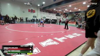 135 lbs Cons. Round 4 - Geralyn Afalava, El Toro vs Jaelynn Hernandez, Schurr