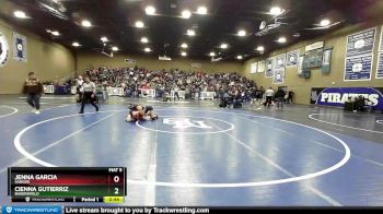 101 lbs Cons. Round 2 - Jenna Garcia, Sanger vs Cienna Gutierriz, Bakersfield