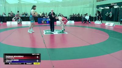 97 kg Quarterfinal - Thomas Rousseau, Edmonton WC vs Callum Knox, Brock WC