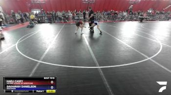 112 lbs Round 1 - Haeli Casey, Victory School Of Wrestling vs Savannah Danielson, Wisconsin