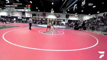 157 lbs Cons. Semi - Javier Muniz, Murrieta Valley vs Damen Vollmer, Temecula Valley