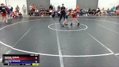 97 lbs 2nd Wrestleback (8 Team) - Samuel Moran, Washington vs Colton Schultz, Illinois