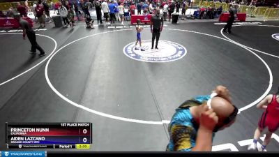 63 lbs 1st Place Match - Princeton Nunn, California vs Aiden Lazcano, Orange County RTC