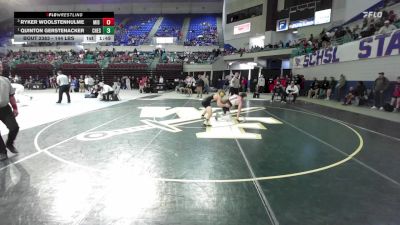 144 lbs Final - Ryker Woolstenhulme, Mid Carolina vs Quinton Gerstenacker, Chesnee