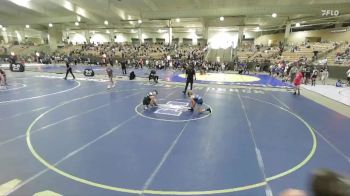 90 lbs Champ. Round 1 - Ava Westenbarger, Blackman Wrestling vs Easton Mellon, Williamson County Wrestling Cl