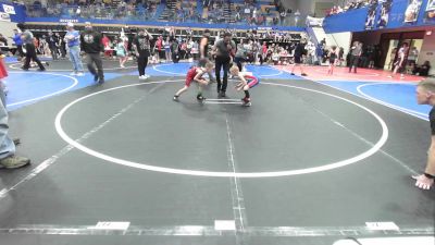 55 lbs Consi Of 4 - Kael Camper, Caney Valley Wrestling vs Troy Hall, Claremore Wrestling Club