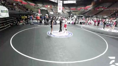 105 lbs Paige Peters, TCWA - Tri-Counties Wrestling Association vs Uiwailani Lobato, BAWA-Bay Area Wrestling Association