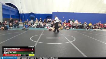 80 lbs Round 7 (10 Team) - Branton Tapp, Forge vs Carson Wissinger, Bandits