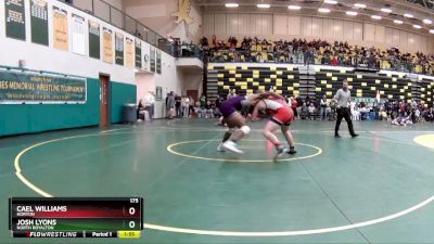175 lbs Champ. Round 2 - Cael Williams, NORTON vs Josh Lyons, NORTH ROYALTON