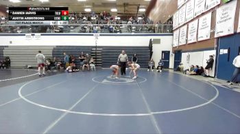 95 lbs 1st Place Match - Austin Armstrong, East Idaho Elite Wrestling Club vs Damien Jarvis, Team Real Life Wrestling