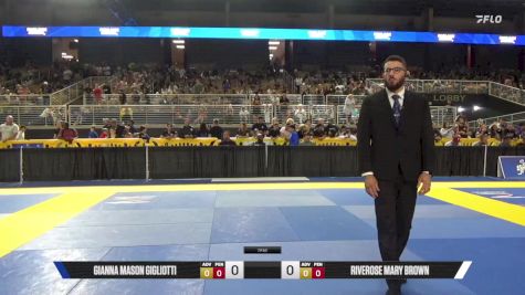 Gianna Mason Gigliotti vs Riverose Mary Brown 2025 Pan Kids Jiu-Jitsu IBJJF Championship