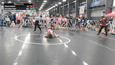 70 lbs Round 1 (9am Friday) - Kayleigh Vest, Minnesota Funky Singlets vs Paige Wright, Florida Elite