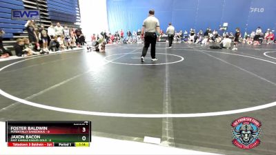 76 lbs Round 3 (4 Team) - Jaxon Bacon, East Kansas Eagles Gold vs Foster Baldwin, Potentially Dangerous