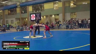 84-88 lbs Round 3 - Branson Burton, Sage Valley vs Tandon Schmelzle, Sage Valley