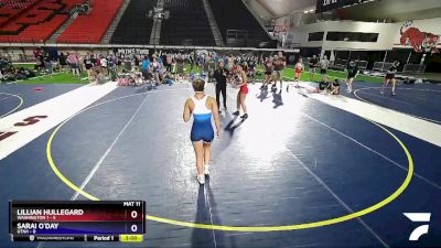 120 lbs Semis & Wb (16 Team) - Lillian Hullegard, Washington 1 vs Sarai O`Day, Utah