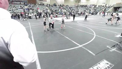 54 lbs Consi Of 8 #1 - Benjamin Becker, Salem Elite vs Frank Swickard, Gold Rush Wrestling
