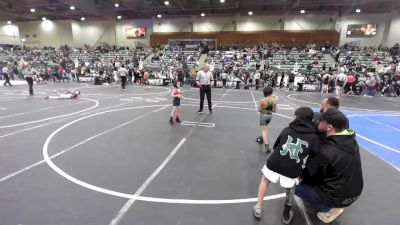 55 lbs Quarterfinal - Zayde Mozrok, Truckee WC vs Nelson Lopez, Predators WC