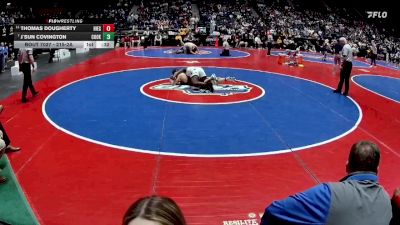 215-2A 5th Place Match - J`Sun Covington, Cook vs Thomas Dougherty, Holy Innocents Episcopal