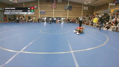 149 lbs Cons. Round 1 - Josiah Bohn, Arizona Christian University vs Chrles Laws-Albano, Menlo