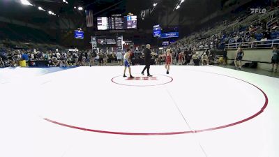 100 lbs Rnd Of 64 - Justin Davis, OK vs Carter Booze, NE