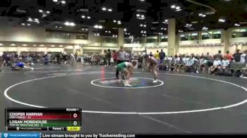 160 lbs Round 1 (10 Team) - Cooper Harman, Iowa Gables vs Logan Morehouse, Foxfire Wrestling Red