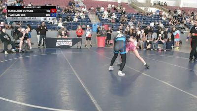 125 lbs Champ. Rd Of 16 - Jaycelynn Bowles, Touch Of Gold vs Abigail Lee, Amateur Wrestling Academy