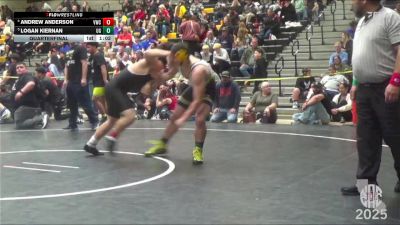 185 lbs Quarterfinal - Logan Kiernan, USA Gold vs Andrew Anderson, Vacaville Wrestling Club