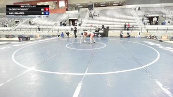 U17 Women - 69 lbs Cons. Semis - Eloise Woolsey, NM vs Kaili Manuel, MI