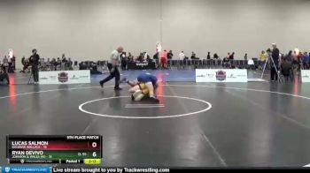 184 lbs Placement Matches (16 Team) - Ryan DeVivo, Johnson & Wales (RI) vs Lucas Salmon, Baldwin Wallace