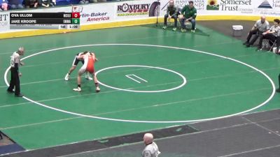140 lbs Round Of 16 - Ova Ullom, McGuffey vs Jake Kroope, Emmaus