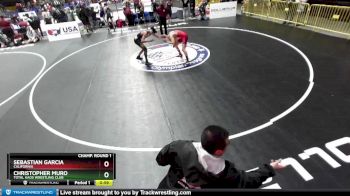 136 lbs Champ. Round 1 - Sebastian Garcia, California vs Christopher Muro, Total Kaos Wrestling Club