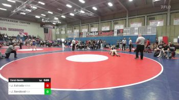 126 lbs Consolation - Jacob Estrada, Monache vs Josiah Sandoval, Elk Grove Senior