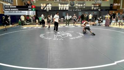 91-98 lbs Round 4 - Cole Jenkins, Grantsville Youth Wrestling Cl vs Kayde Wardell, Morgan Wrestling Club