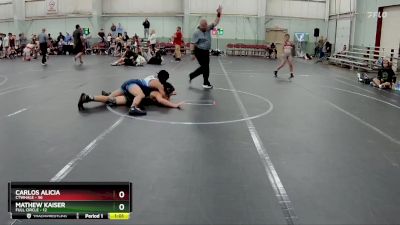 140 lbs Round 4 (8 Team) - Carlos Alicia, CTWHALE vs Mathew Kaiser, Full Circle