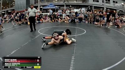 56 lbs Semis (4 Team) - Rocco Goduto, Wrecking Crew vs Ryot Quinn, Buffalo Valley WC