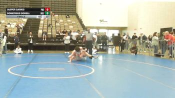 150-I lbs Final - Jasper Sarkis, Prime Wrestling Club vs Dometrius Dorell, Milford