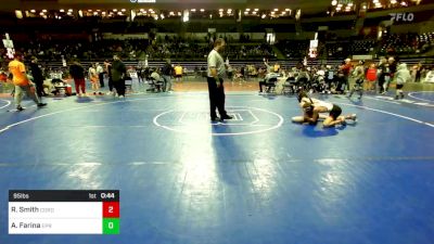 95 lbs Consi Of 8 #1 - Ryan Smith, Cordoba Trained vs Anthony Farina, EPR Junior Wrestling