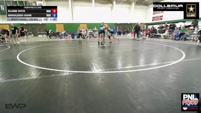 120 kg Rr Rnd 1 - Elaine Hoth, Thoroughbred Wrestling Academy vs Makaleigh Hahn, Thoroughbred Wrestling Academy