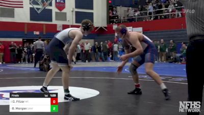 285 lbs Final - Dylan Pitzer, Mt. Pleasant vs Brenan Morgan, Central Valley