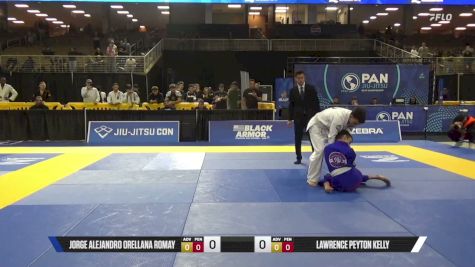 Jorge Alejandro Orellana Romay vs Lawrence Peyton Kelly 2026 Pan Jiu Jitsu IBJJF Championship