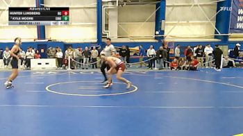 141 lbs Champ. Round 2 - Hunter Lundberg, Rhode Island College vs Kyle Moore, Southern Maine